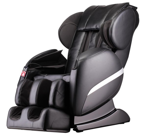 Massagesessel F3000 Zero Gravity schwarz mit Rollentechnik Heizung Armmassage Fußmassage Beinmassage günstig