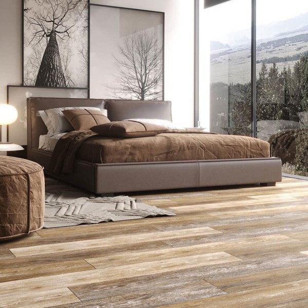 Vinyl floor oak dark wood look adhesive vinyl flooring for gluing self-adhesive 2 mm robust imitation wood brown look cheap