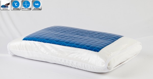 Gel Bezug für Ihr Kopfkissen Universal Überzug mit Geleinlage Gelbezug Verwandeln Sie Ihr Kissen in ein Gelkissen mit Kühleffekt im Sommer